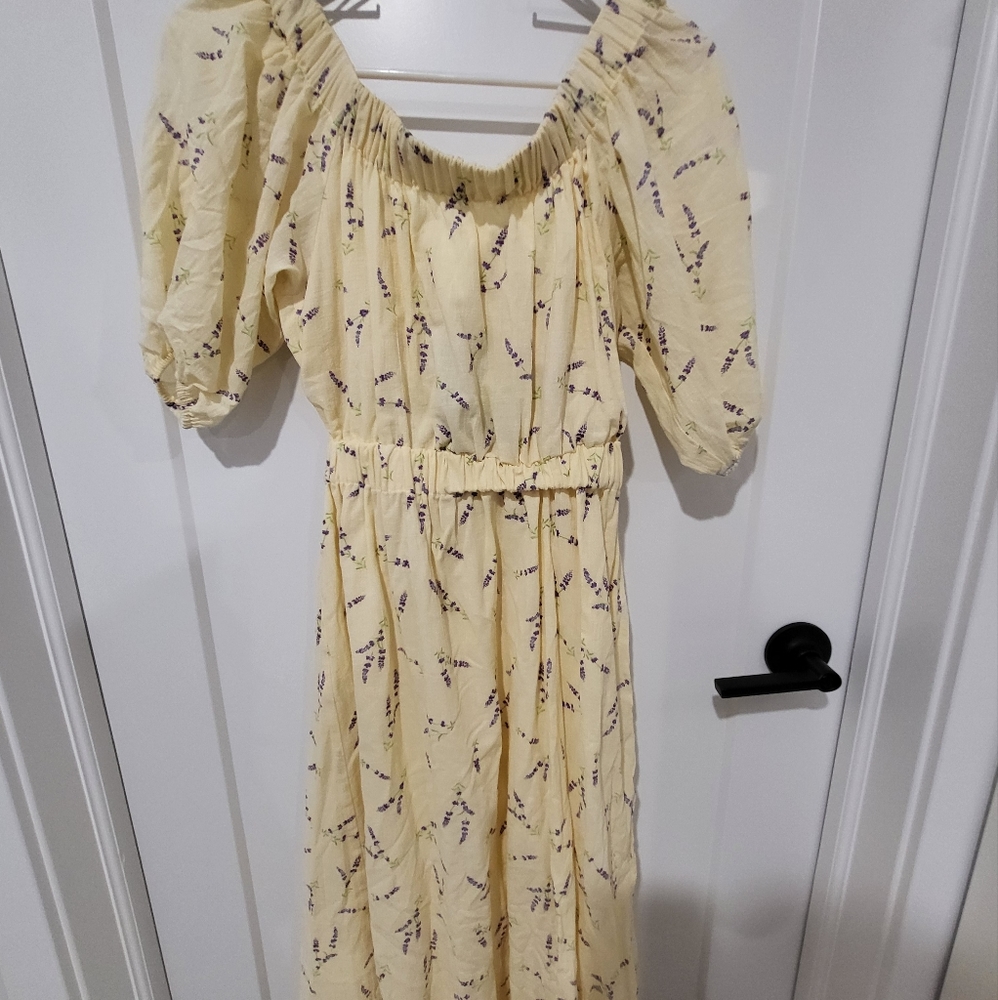 H&M Floral Off the Shoulder Dress